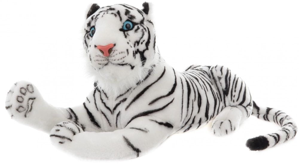 Lamps Plyš tiger biely 55 cm